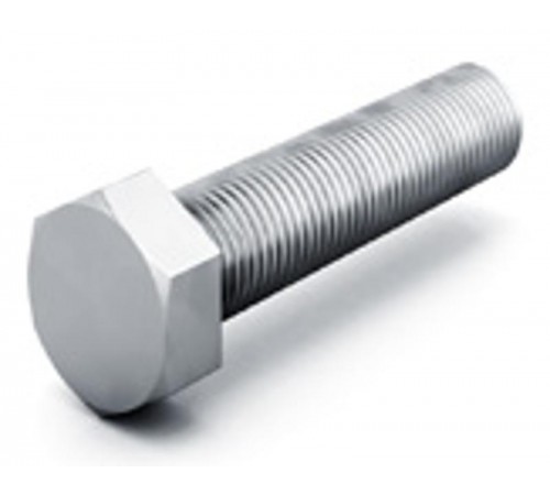 Болт М10х100 ГОСТ Р ИСО 4017 полнонарезной, класс прочности 5.8, гальван. цинк, 863756  БМ-10х100.58-ГОСТ-ЭЦ   Ostec