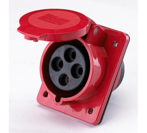 Розетка для скрытой проводки 424 3Р+РЕ 32А 380В IP4  26054DEK  DEKraft