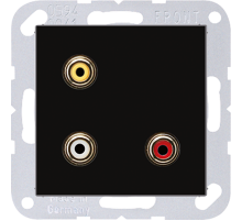 2x Cinch Audio (RCA) / Composite Video MAA1031SW Jung