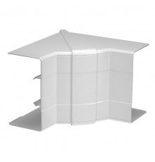 Внутренний угол кабельного канала Rapid 45-2 регулируемый 53x100 мм (ПВХ,серый) (GK-IH53100LGR)  6113072  OBO Bettermann