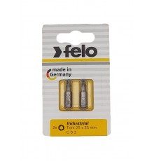 Бита Torx 25X25, серия Industrial, 2 шт в блистере  02625036  Felo
