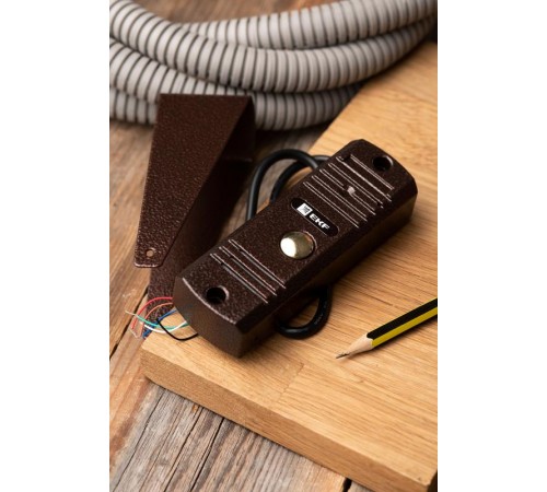 Вызывная видеопанель CPV-01 медь 4пр. 1000TVL IP65 EKF  int-cpv-01  EKF