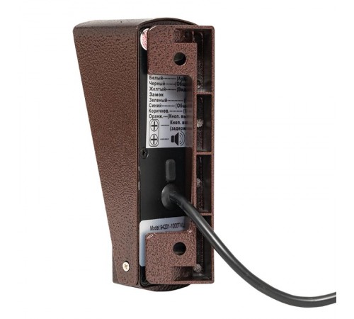 Вызывная видеопанель CPV-01 медь 4пр. 1000TVL IP65 EKF  int-cpv-01  EKF
