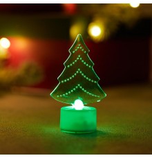 Фигура светодиодная на подставке "Елочка 2D", RGB  501-045  NEON-NIGHT