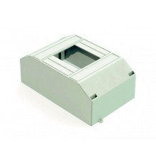 Корпус пластиковый навесной 2-4 модуля, IP30, БЕЛЫЙ, ЩРН-П-2/4  31031DEK  DEKraft