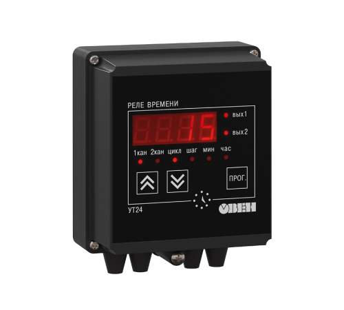 Микропроцессорное реле времени двухканальное УТ24-Н.Р  05746  ОВЕН