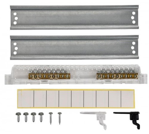  Корпус пластиковый встраиваемый на 18 модулей ЩРВ-П-18 IP41 черная прозрачная дверь UNION Compact  UIC-KP12-V-18-41-K01  IEK