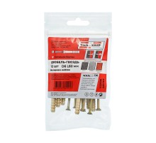 Дюбель-гвоздь 6К60 пот. манжета (нейлон) (12 шт) - пакет ( 0,071 кг)  102936  Tech-KREP