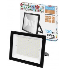 Прожектор СДО-05-150 150 Вт, 12 000 лм, 6500 К, 220-240 В, IP65, черный, Народный  SQ0336-0306  TDM