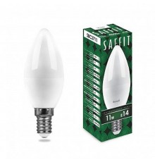 Лампа светодиодная SBC3711 11W 4000K 230V E14 C37 свеча  55133  SAFFIT