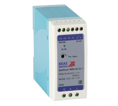 Блок питания OptiPower MDR-40-24-1 284540  КЭАЗ