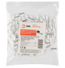 Аксессуары для клемм ЭРА NO-570-06 Наконечник-гильза Е7508 0,75мм2 с изолированным фл  Б0041459  ЭРА