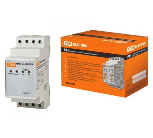 Реле напряжения РН 05-3х400/230В   SQ1504-0009  TDM