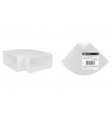 Соединительное колено горизонтальное 90 гр. для прямоугольных воздуховодов, 55х110  SQ1807-1729  TDM