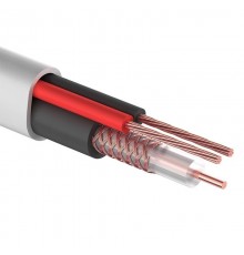 Кабель KBK-B-2 +2x0,50мм, (Cu/CCA) (96), белый (бухта 200м)  01-4216  PROconnect