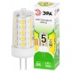 Лампа светодиодная  GREEN LINE LED G4-JC-5W-830-12V GL G4 5Вт капсула теплый белый свет  Б0067190  ЭРА