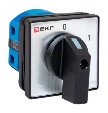 Переключатель кулачковый ПК-1-12 25А 2P "0-1" IP65  pk-1-12-25-65  EKF