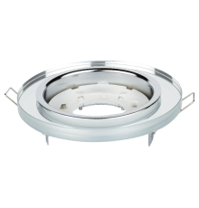 Светильник встраиваемый GX53R-glass RMR под лампу GX53 КРУГ СТЕКЛО 230B зеркальный  4690612014081  IN HOME