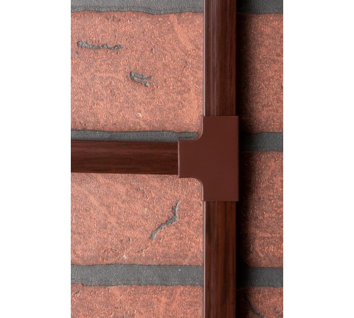 Угол T-образный (15х10) (4 шт) Plast EKF PROxima  под темное деревоtchd-15-10x4EKF