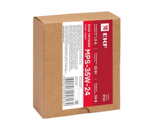 Блок питания 24В MPS-35W-24 EKF Proxima   mps-35w-24   EKF