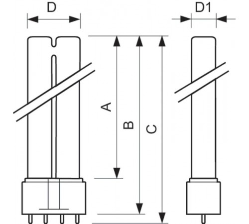 Лампа люминесцентная PL-L 36W/10/4P 1CT/25  927903421007  PHILIPS