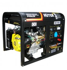 Электрогенератор DY6500LXW,с функцией сварки, с колёсами   64/1/18  HUTER