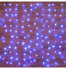 Гирлянда "Светодиодный Дождь"  1,5х1,5м, свечение с динамикой, прозрачный провод, 230 В, диоды СИНИЕ  235-033  NEON-NIGHT