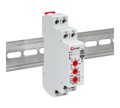 Реле контроля фаз RKF-34 EKF EKF PROxima  rkf-34  EKF