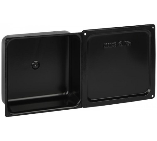 Коробка протяжная  Y-996-200-200-80-54 металлическая У-996 с уплотнителем 200х200х80мм черная IP54   Б0062856  ЭРА