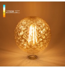Лампа светодиодная Globe BL155 8W 2700K E27 Prisma (G125 тонированная) декоративная светодиодная филаментная  a044026  Elektrostandard