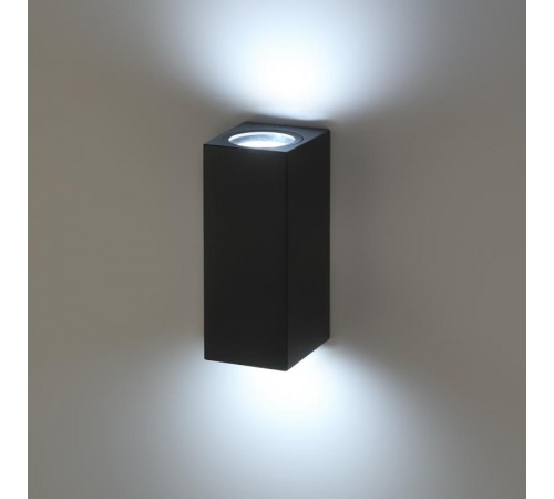 Декоративная подсветка WL38 BK MR16/GU10 (2 шт.), черный, для интерьера, фасадов зданий  Б0054410  ЭРА