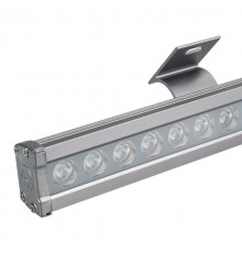 Прожектор светодиодный архитектурный AR-LINE-1000L-36W-24V RGB (Grey, 30 deg, DMX512)  023633  Arlight