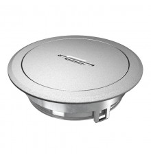 Лючок GES R2T 40х140 мм (для монтажных оснований, хром.) с тубусом (GES R2T Cr)  7408866  OBO Bettermann