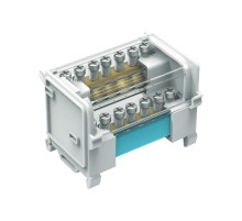 Блок распределительный на DIN рейку 2р 100А 5х6мм 2х7.5мм.  BD10072  DKC