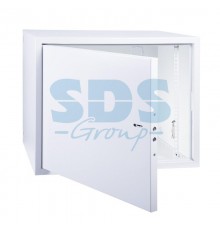 19" Настенный шкаф "АНТИВАНДАЛЬНЫЙ" распашной 14U 600500700мм,(ШxГxВ) RAL 7035  04-2254  REXANT