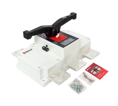 Рубильник-выключатель 1250A 3P c рукояткой управления для прямой установки PowerSwitch  psds-1250-3  EKF