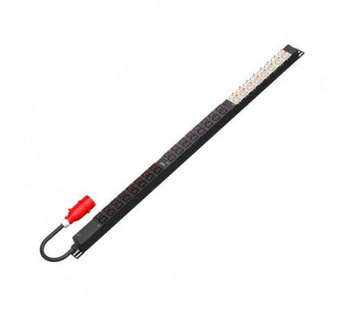 Блок распределения питания SMARTWATT PDU P-series 0U-B-3P16A-SMB-24C13-24C39-UL-3M-IEC309  4512020450075  SMARTWATT