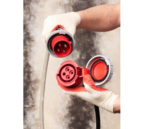 Вилка переносная 0242 3Р+РЕ 32А 380В IP67 EKF PROxima  ps-0242-32-380  EKF