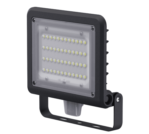 Прожектор светодиодный NFL-03-50-6.5K-BL-LED (с датчиком)  80680  Navigator