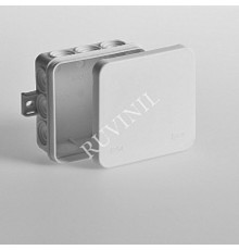 Коробка распределительная для о/п 85х85х35мм (белая)  67093Б  Рувинил