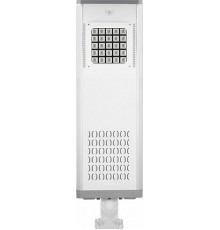 Светодиодный уличный фонарь консольный на солнечной батарее SP2339 25W, 6400К, с датчиком движения, IP65, серый, 1090*310*90мм  32191  Feron
