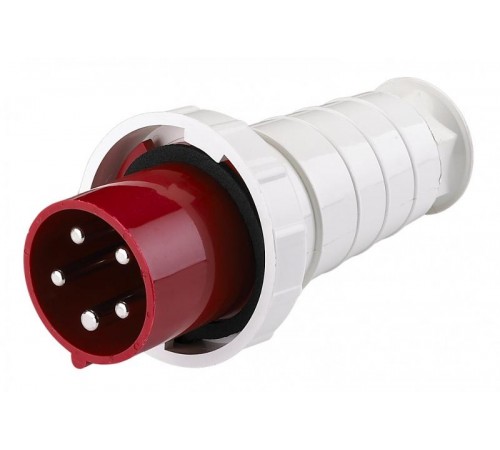 Вилка переносная 045 3Р+РЕ+N 125А 380В IP67 ВП-102   26009DEK  DEKraft