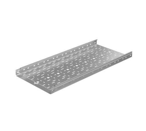 Лоток перф. 50х400х1,5 L6000 мм "Быстрый монтаж ПЛЮС"  LPplus50-400-1.5-6000  КМ - профиль