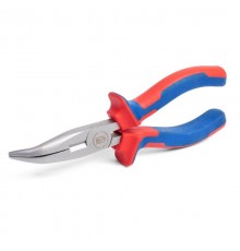 Длинногубцы изогнутые "Мастер" 160 мм  77424  КВТ