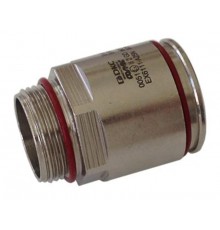 Взрывозащищенная Ex e муфта труба-коробка. DT 20 мм. M20x1,5.Ник. латунь. IP66/67  EX6111-A20N  DKC