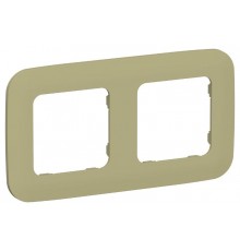 FLITE Artistic Рамка 2-ая РУ-2-А-ФлО оливковый  FI-M22-31-20-K26  IEK
