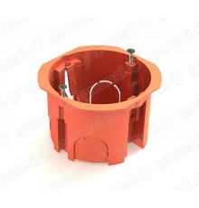 Коробка установочная 68х45 с саморезами  GE40006  GREENEL