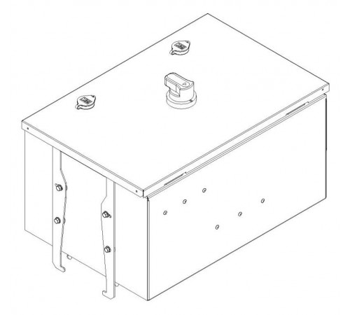 Кор. отб. мощн. Plug-in с а/в 400А Al 3L+N+PER IP55 IEK  LB-400A4-35-PB-KOM-Y  IEK
