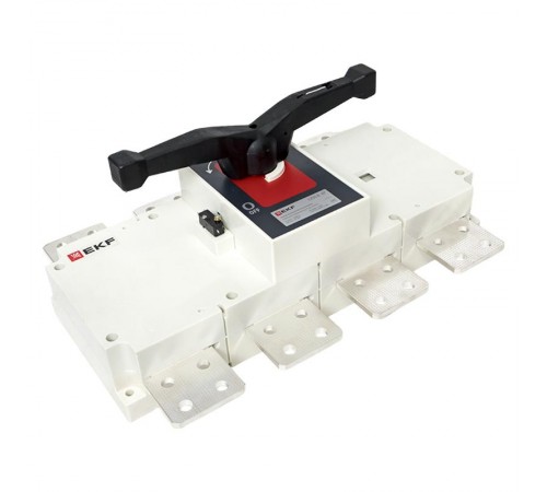 Рубильник-выключатель 1250A 4P c рукояткой управления для прямой установки PowerSwitch  psds-1250-4  EKF