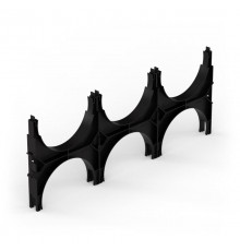 Кластер для двустенных труб d200 мм, тройной, двухсторонний (20 шт/кор)  PR13.02584  Промрукав